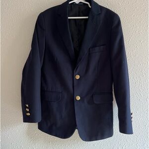 boys CHAPS navy blue blazer size 10